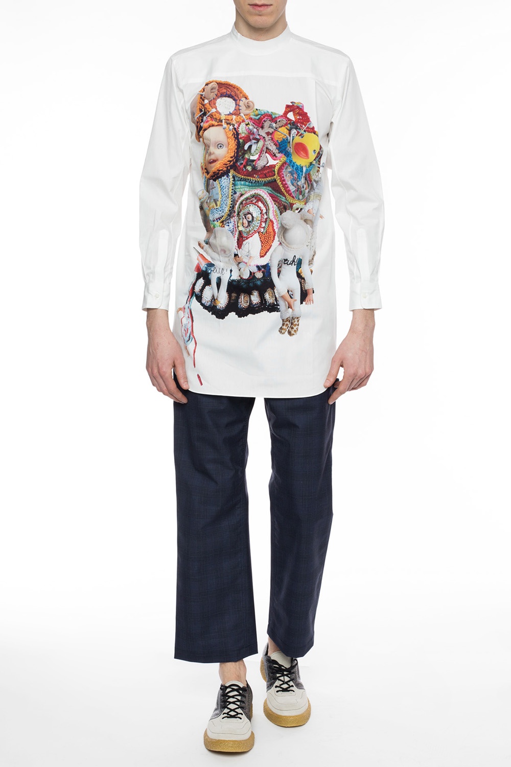 White Printed long shirt Comme des Garçons Homme Plus - Vitkac Canada